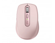 Logitech Wireless Mouse MX Anywhere 3, 6 buttons, Bluetooth + 2.4GHz, Optical, 200-4000 dpi,Effortless multi-computer workflow pair up to 3 devices, Unifying receiver, Rose